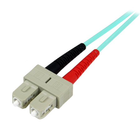 Startech.Com 5m Fiber Optic Cable Aqua - MM Duplex 50/125 - LSZH - LC/SC A50FBLCSC5